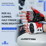 Seibertron SPS-7H Superior Protection Series Half-Finger Motorcycle Riding Gloves - supplier media 15