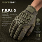Seibertron T.B.F.I.G Tactical Outdoor Gloves, Breathable Flexible Rubber Impact Protection, Touchscreen, CE Rated Tac Gloves - supplier media 13