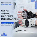 Seibertron SPS-7H Superior Protection Series Half-Finger Motorcycle Riding Gloves - supplier media 3