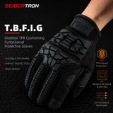 Seibertron T.B.F.I.G Tactical Outdoor Gloves, Breathable Flexible Rubber Impact Protection, Touchscreen, CE Rated Tac Gloves - supplier media 2