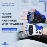 Seibertron SPS-7H Superior Protection Series Half-Finger Motorcycle Riding Gloves - supplier media 43
