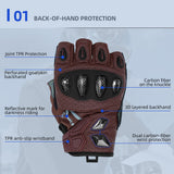 Seibertron SPS-7H Superior Protection Series Half-Finger Motorcycle Riding Gloves - supplier media 33