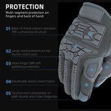 Seibertron T.B.F.I.G Tactical Outdoor Gloves, Breathable Flexible Rubber Impact Protection, Touchscreen, CE Rated Tac Gloves - supplier media 21
