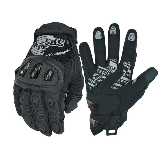 color:Black | Seibertron SPS-4 winter motorcycle gloves white background main image