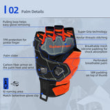 Seibertron SPS-7H Superior Protection Series Half-Finger Motorcycle Riding Gloves - supplier media 9