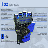 Seibertron SPS-7H Superior Protection Series Half-Finger Motorcycle Riding Gloves - supplier media 45