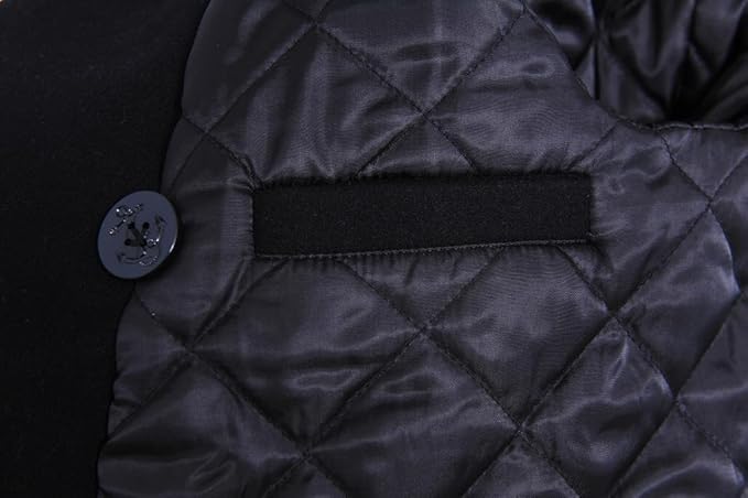 mens black peacoats
