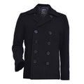 Mens Pea Coats Woolen Coat US Navy Type 80% Wool USN Seibertron - Seibertron
