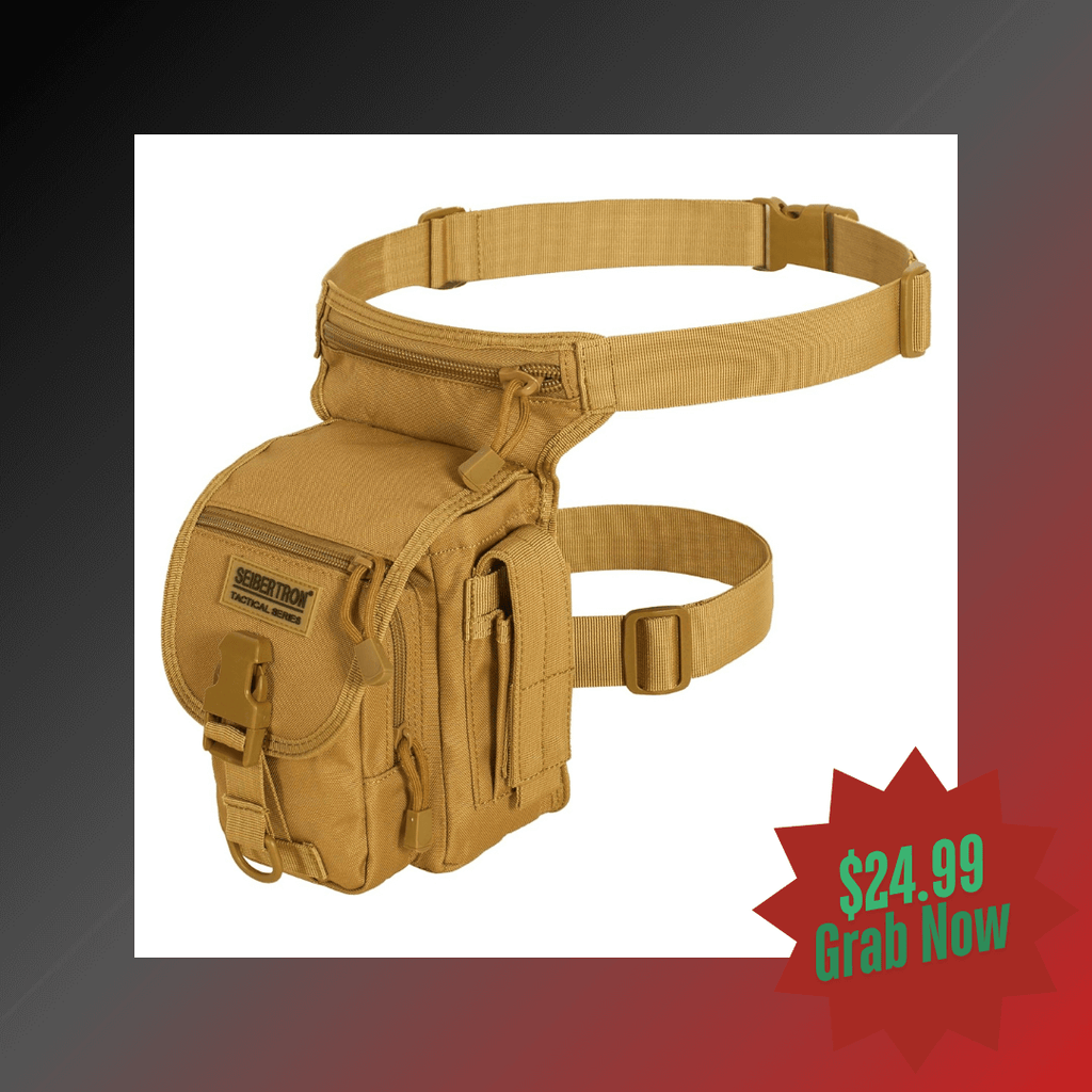 Seibertron Waterproof Tactical Outdoor Hiking Airsoft Utility Leg Bag - Seibertron