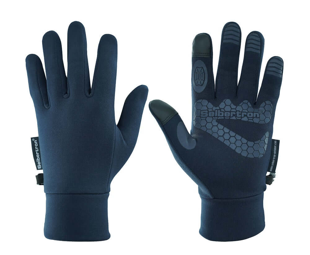 Seibertron Winter Tactical Women Men Ski Snow Gloves Liner Thermal Warm Touch Screen, Suit for Running, Cycling Biking Hiking Driving Walking Typing Freezer Work Sports Soccer Shooting Gaming - Seibertron