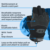 color:all | Seibertron 3/4 Finger Climbing Sailing Gloves three-quarter finger padded palm climbing rope gloves image 02