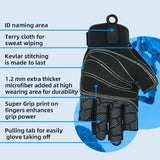 color:all | Seibertron 3/4 Finger Climbing Sailing Gloves three-quarter finger padded palm climbing rope gloves image 03