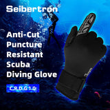 color:c.r.d.g 1.0 | Seibertron C.R.D.G Diving Gloves cut and puncture resistant diving gloves image 01