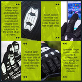 color:Black | Seibertron Dirtpaw full finger motocross and off-road riding gloves image 04