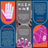 color:Pink | Seibertron Pro 3.0 ultra-stick football receiver gloves image 03