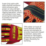 color:all | Seibertron HIGH-VIS HRC5 cut resistant rigger work gloves for oil and gas safety image 04