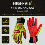 color:all | Seibertron HIGH-VIS HRIG anti-impact water-resistant rigger gloves with TPR protection image 01