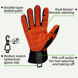color:all | Seibertron HIGH-VIS SDX2 anti-impact heavy-duty safety rescue gloves image 03
