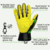 color:all | Seibertron HIGH-VIS SDXC5 cut 5 impact and puncture resistant oilfield safety gloves image 03