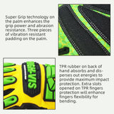 color:all | Seibertron HIGH-VIS SDXG2 super grip gel anti-vibration impact protection safety gloves image 04
