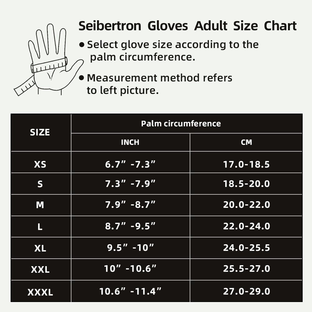color:all | Seibertron HIGH-VIS WPC5 cut resistant cold weather waterproof impact safety gloves image 06