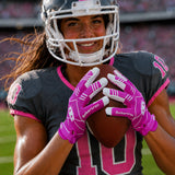 seibertron-gallery:pro3-adult-youth-zodiac-20260716 | product:8668804808894 | color:Pink | group:Adult | slot:5 | Seibertron PRO 3.0 adult football receiver gloves pink zodiac gallery 5