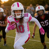 seibertron-gallery:pro3-adult-youth-zodiac-20260716 | product:8668804808894 | color:Pink | group:Youth | slot:2 | Seibertron PRO 3.0 youth football receiver gloves pink zodiac gallery 2