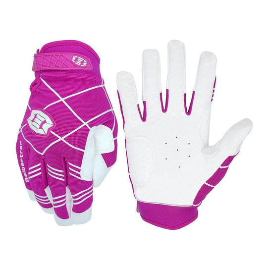 color:Pink | role:white-background-main | Seibertron BAR PRO 2.0 pink baseball softball batting gloves white background main image