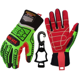 seibertron-gallery:hdc5-plus-1-glove-clip-thumbnail-20260716 | product:hdc5 | style:HDC5+1 Glove Clip | Seibertron HIGH-VIS HDC5 gloves with one black glove clip