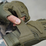 color:Army Green | batch:solag-t-complete-20260716 | role:detail-3 | Seibertron S.O.L.A.G-T three fingerless tactical gloves army green detail 3