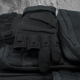 color:Black | batch:solag-t-complete-20260716 | role:detail-2 | Seibertron S.O.L.A.G-T three fingerless tactical gloves black detail 2