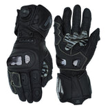 color:Black | Seibertron SPS-6 motorcycle gloves white background main image