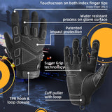 color:Black | Seibertron S.O.L.A.G 2.0 Full Finger water resistant full finger tactical gloves image 03
