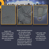 color:Grey | Seibertron S.O.L.A.G 2.0 Full Finger water resistant full finger tactical gloves image 08