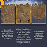 color:Coyote | Seibertron S.O.L.A.G 2.0 Full Finger water resistant full finger tactical gloves image 16