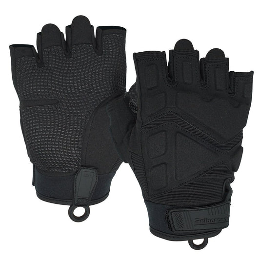 color:Black | Seibertron S.O.L.A.G 2.0 Half Finger Gloves half finger outdoor tactical gloves image 01