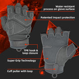 color:Grey | Seibertron S.O.L.A.G 2.0 Half Finger Gloves half finger outdoor tactical gloves image 07