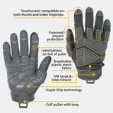 color:Grey | Seibertron S.O.L.A.G 2.0 Breathable breathable full finger tactical gloves image 09