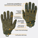color:Army Green | Seibertron S.O.L.A.G 2.0 Breathable breathable full finger tactical gloves image 15