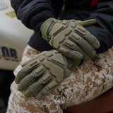 color:Army Green | Seibertron S.O.L.A.G 2.0 Breathable breathable full finger tactical gloves image 18