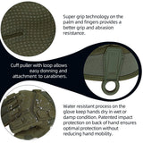 color:Army Green | Seibertron S.O.L.A.G-HI 2.0 half index finger tactical gloves image 13