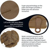 color:Coyote | Seibertron S.O.L.A.G-HI 2.0 half index finger tactical gloves image 17