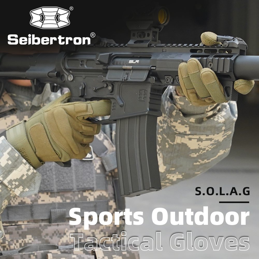 color:Army Green | Seibertron S.O.L.A.G Tactical Full Finger Gloves water resistant touchscreen tactical full finger gloves image 10