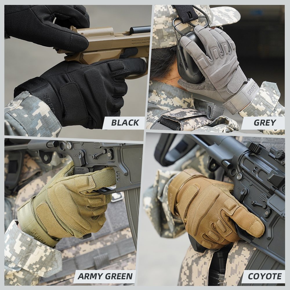 color:all | Seibertron S.O.L.A.G Tactical Full Finger Gloves water resistant touchscreen tactical full finger gloves image 17