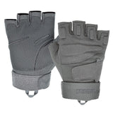 color:Grey | Seibertron S.O.L.A.G Half Finger half finger tactical gloves image 05
