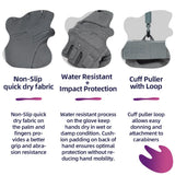 color:Grey | Seibertron S.O.L.A.G Half Finger half finger tactical gloves image 08