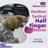 color:Coyote | Seibertron S.O.L.A.G Half Finger half finger tactical gloves image 14