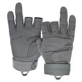 color:Grey | Seibertron S.O.L.A.G-T three fingerless tactical gloves image 05