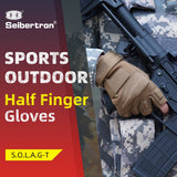color:Coyote | Seibertron S.O.L.A.G-T three fingerless tactical gloves image 14