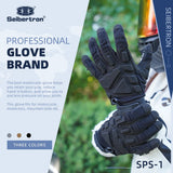 color:Black | Seibertron SPS-1 full finger touchscreen motorcycle gloves image 01